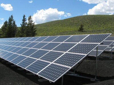 solar panels generating energy
